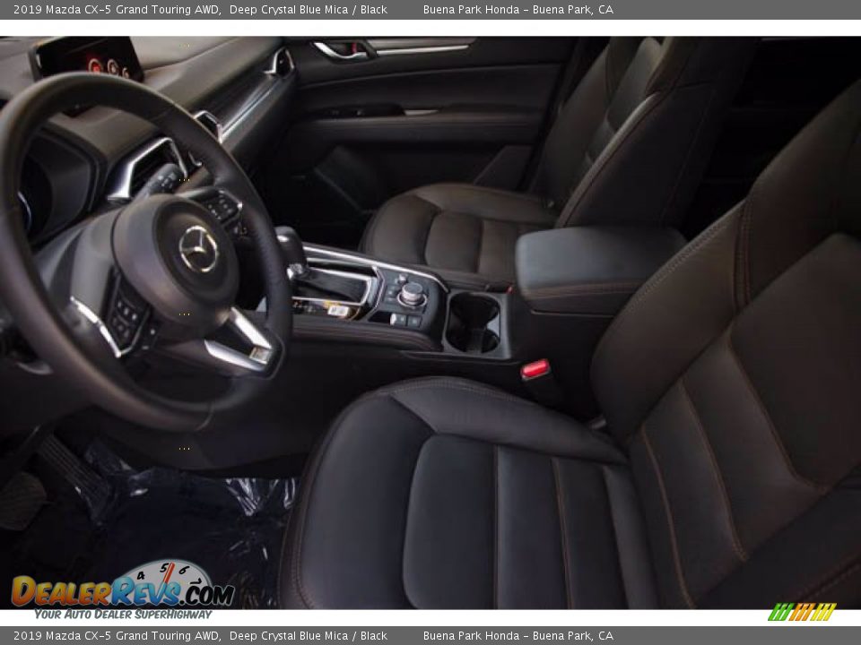 2019 Mazda CX-5 Grand Touring AWD Deep Crystal Blue Mica / Black Photo #3