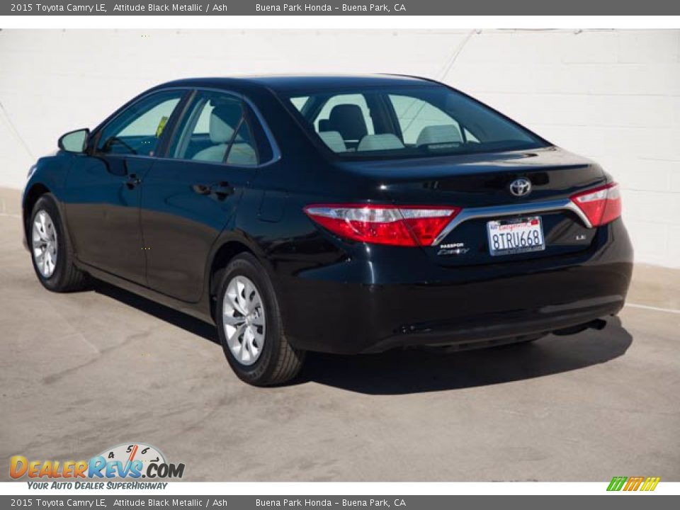 2015 Toyota Camry LE Attitude Black Metallic / Ash Photo #2