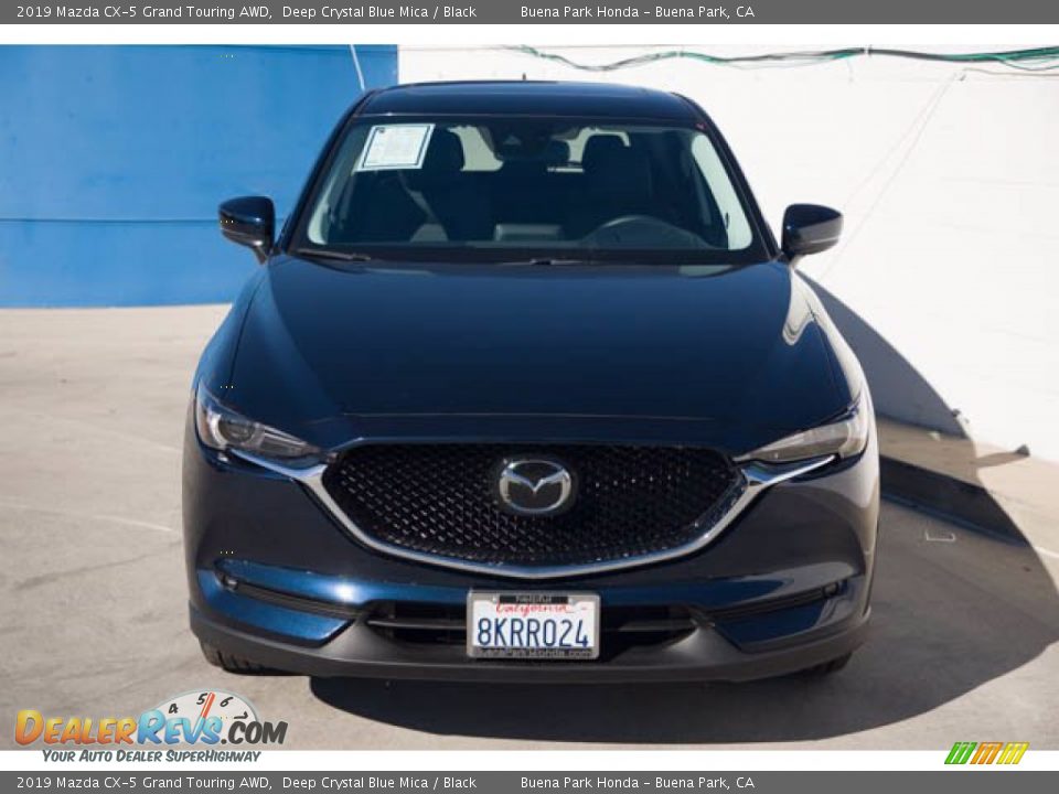 2019 Mazda CX-5 Grand Touring AWD Deep Crystal Blue Mica / Black Photo #7