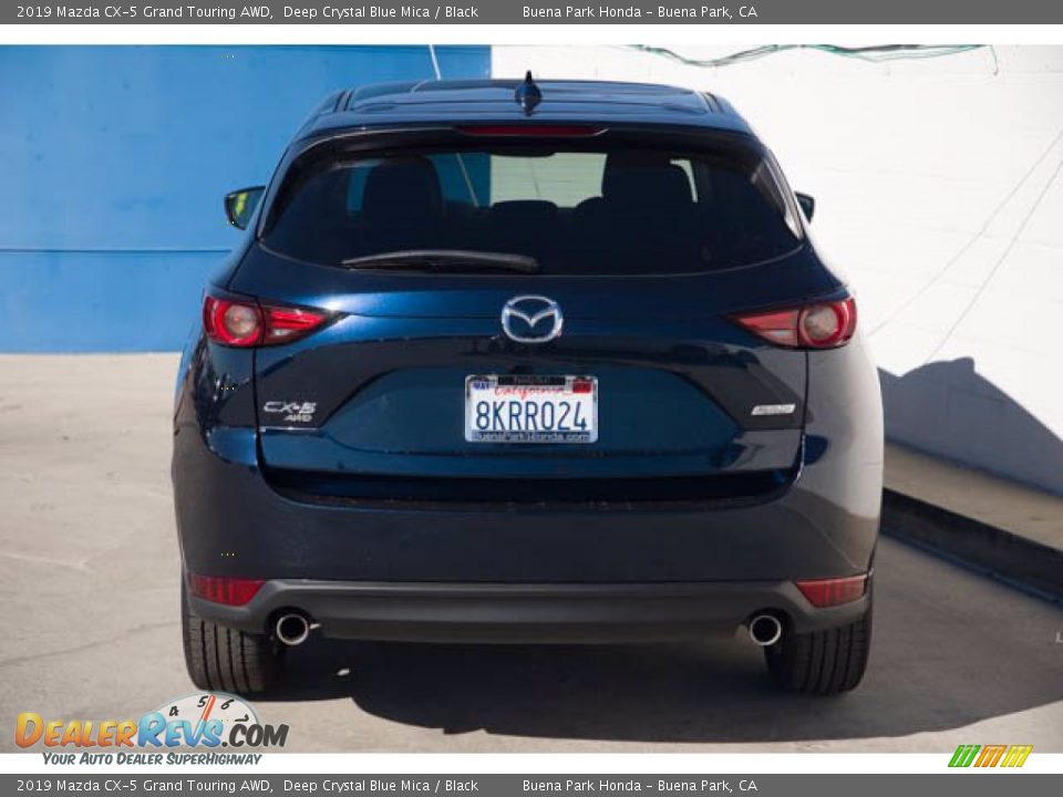 2019 Mazda CX-5 Grand Touring AWD Deep Crystal Blue Mica / Black Photo #9