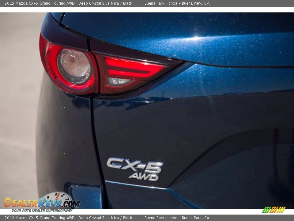 2019 Mazda CX-5 Grand Touring AWD Deep Crystal Blue Mica / Black Photo #10