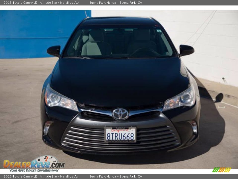 2015 Toyota Camry LE Attitude Black Metallic / Ash Photo #7