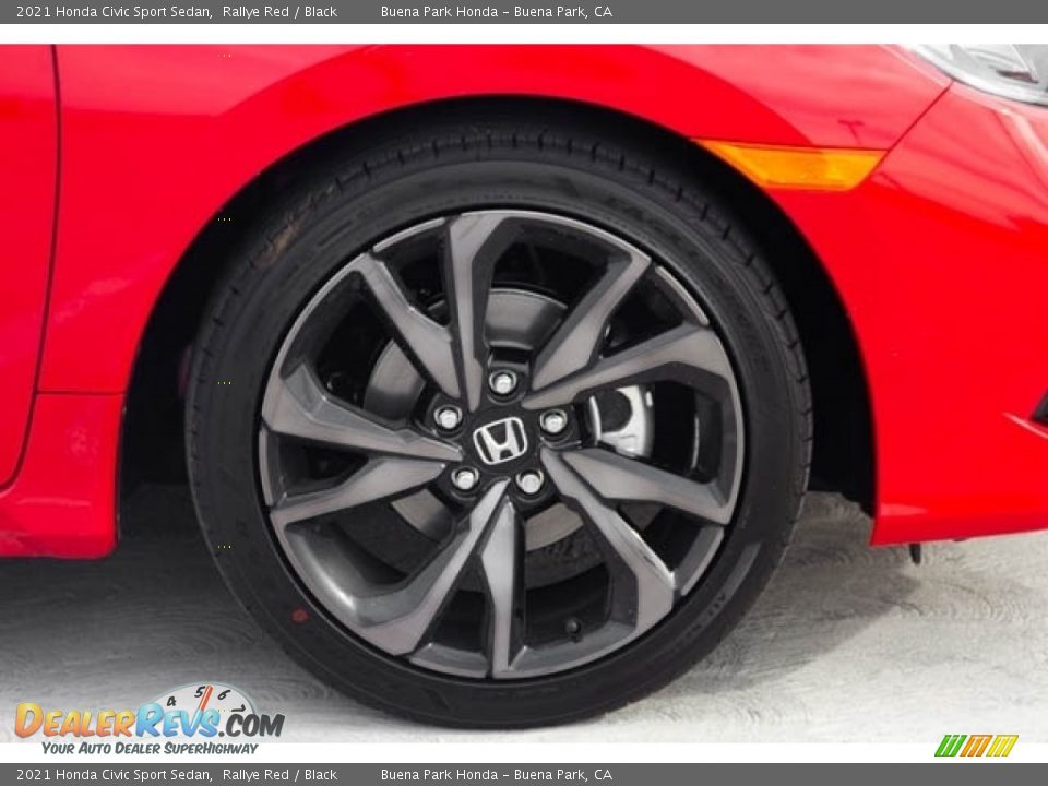 2021 Honda Civic Sport Sedan Rallye Red / Black Photo #14