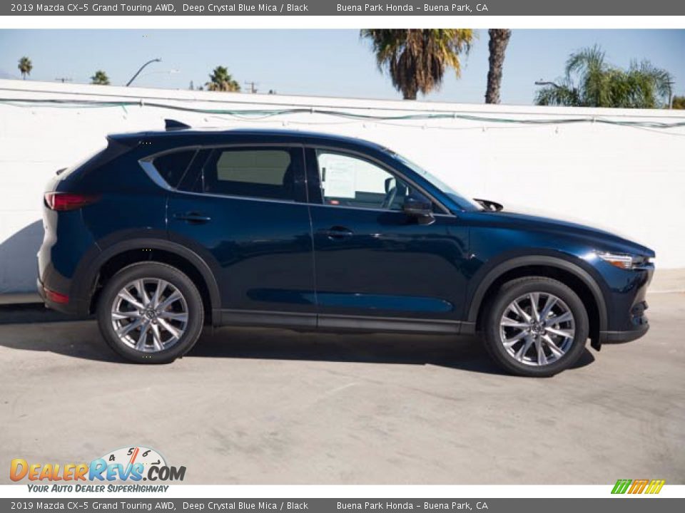 2019 Mazda CX-5 Grand Touring AWD Deep Crystal Blue Mica / Black Photo #12