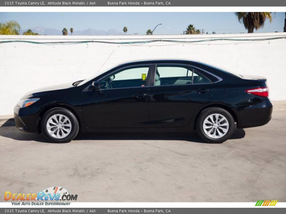 2015 Toyota Camry LE Attitude Black Metallic / Ash Photo #8