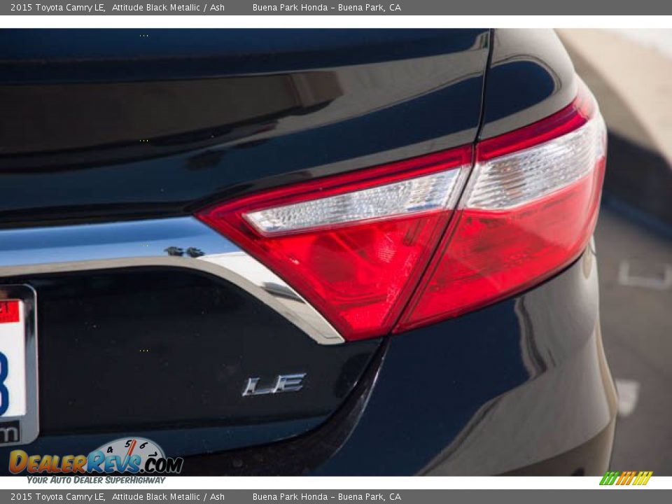 2015 Toyota Camry LE Attitude Black Metallic / Ash Photo #11