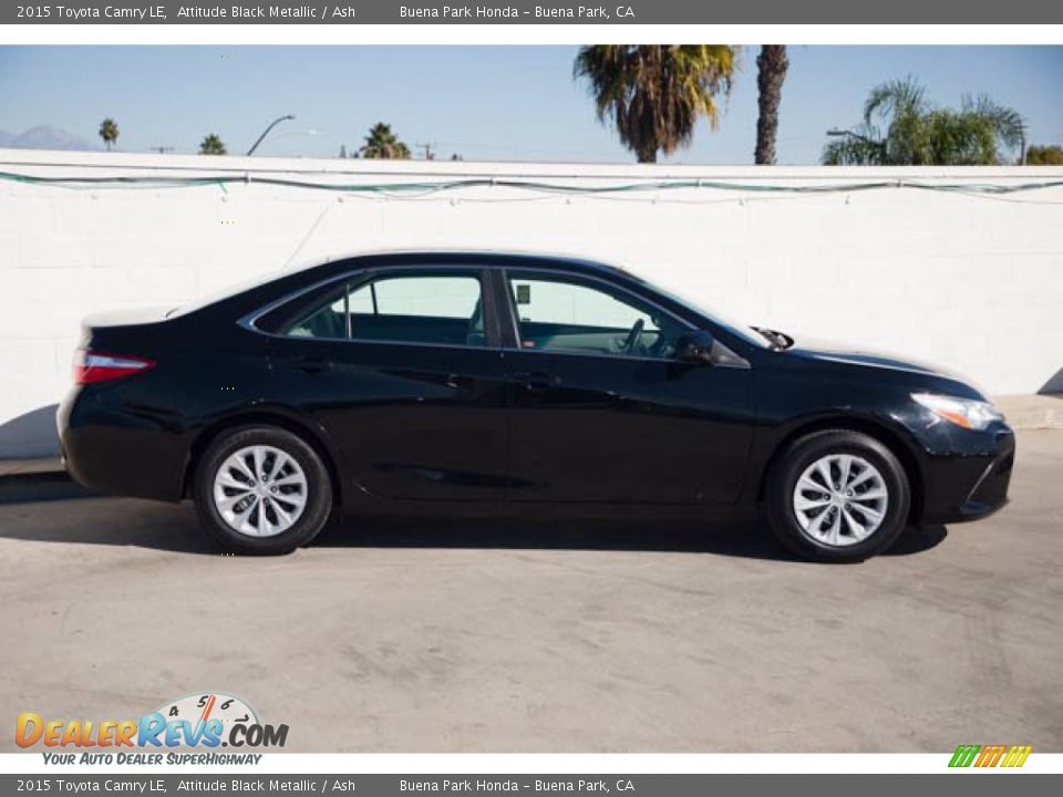 2015 Toyota Camry LE Attitude Black Metallic / Ash Photo #12