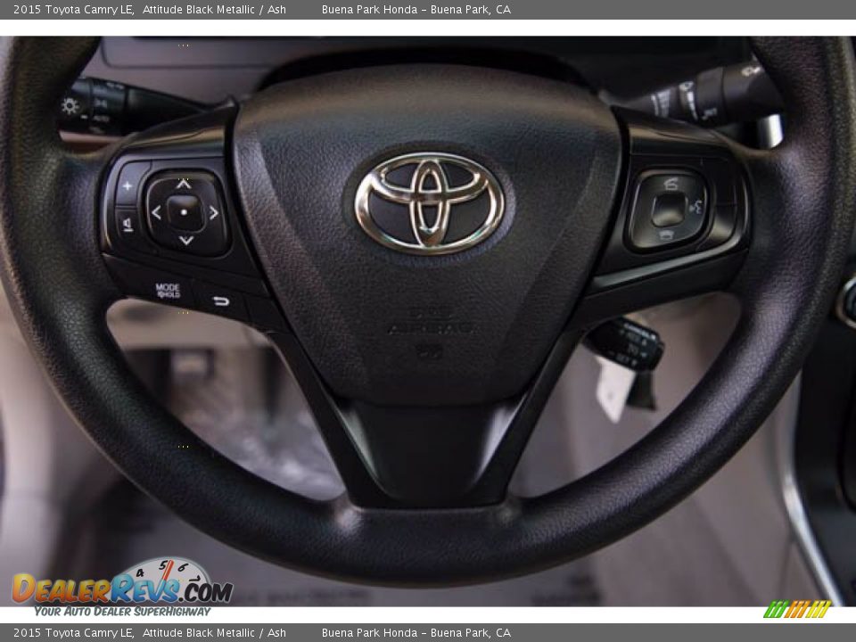 2015 Toyota Camry LE Attitude Black Metallic / Ash Photo #13