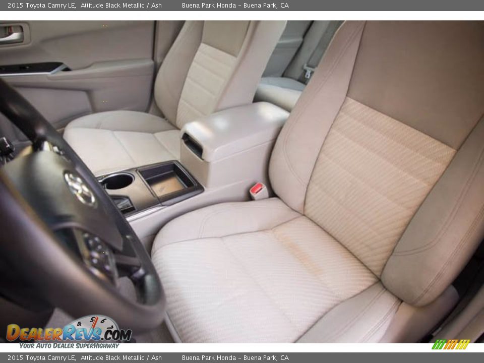 2015 Toyota Camry LE Attitude Black Metallic / Ash Photo #16