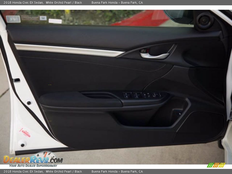 2018 Honda Civic EX Sedan White Orchid Pearl / Black Photo #32