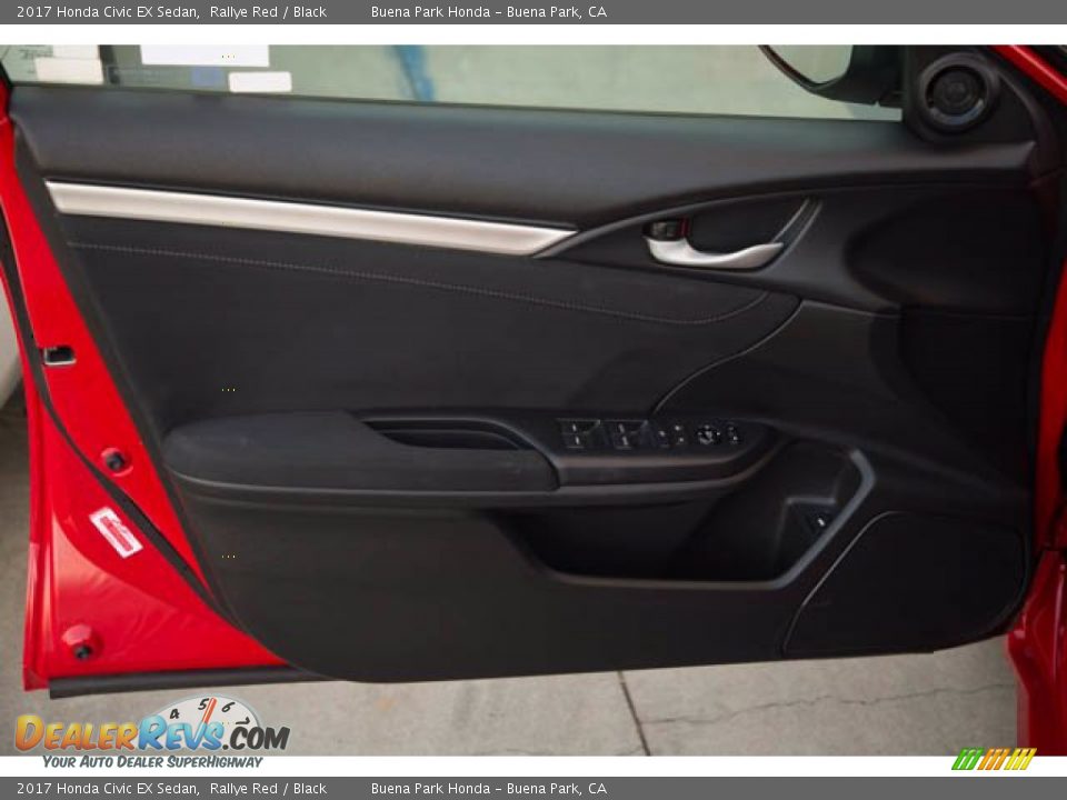 2017 Honda Civic EX Sedan Rallye Red / Black Photo #31