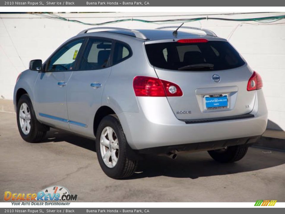 2010 Nissan Rogue SL Silver Ice / Black Photo #2