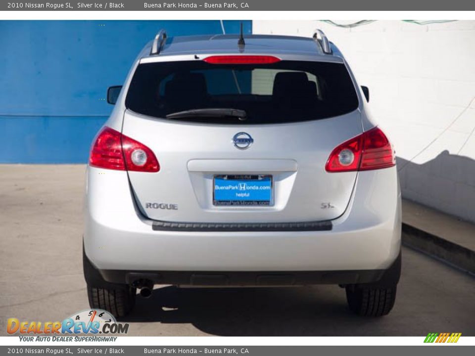 2010 Nissan Rogue SL Silver Ice / Black Photo #11