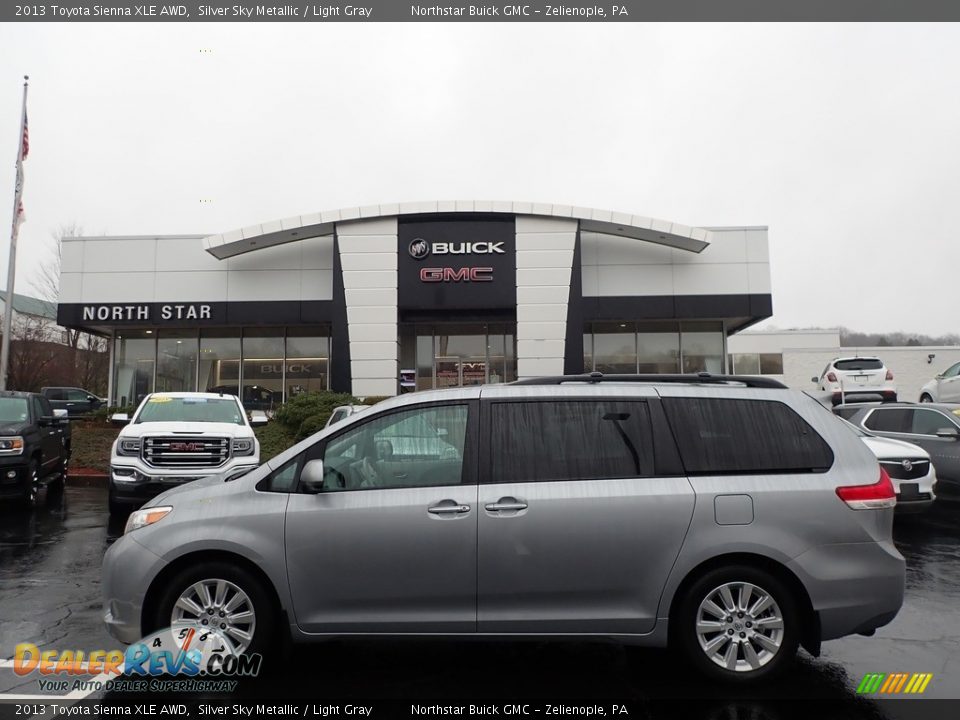 2013 Toyota Sienna XLE AWD Silver Sky Metallic / Light Gray Photo #1