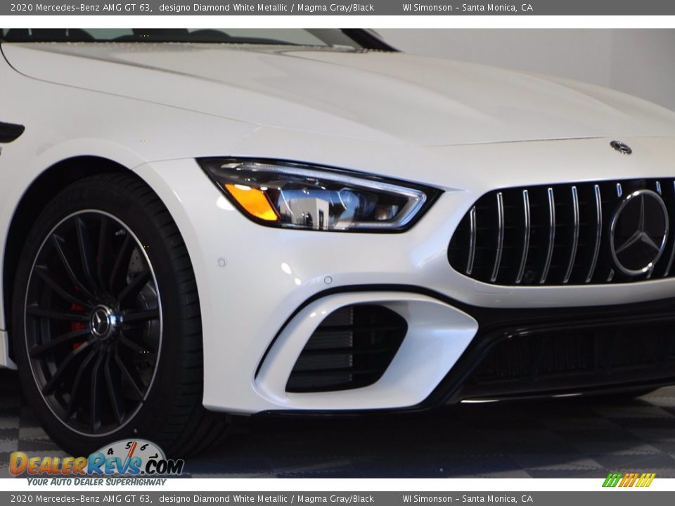 2020 Mercedes-Benz AMG GT 63 designo Diamond White Metallic / Magma Gray/Black Photo #2