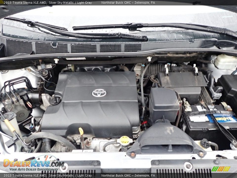 2013 Toyota Sienna XLE AWD Silver Sky Metallic / Light Gray Photo #2