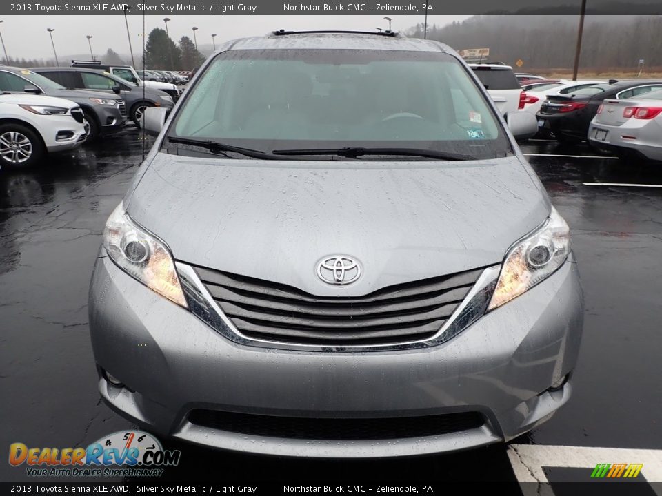 2013 Toyota Sienna XLE AWD Silver Sky Metallic / Light Gray Photo #3