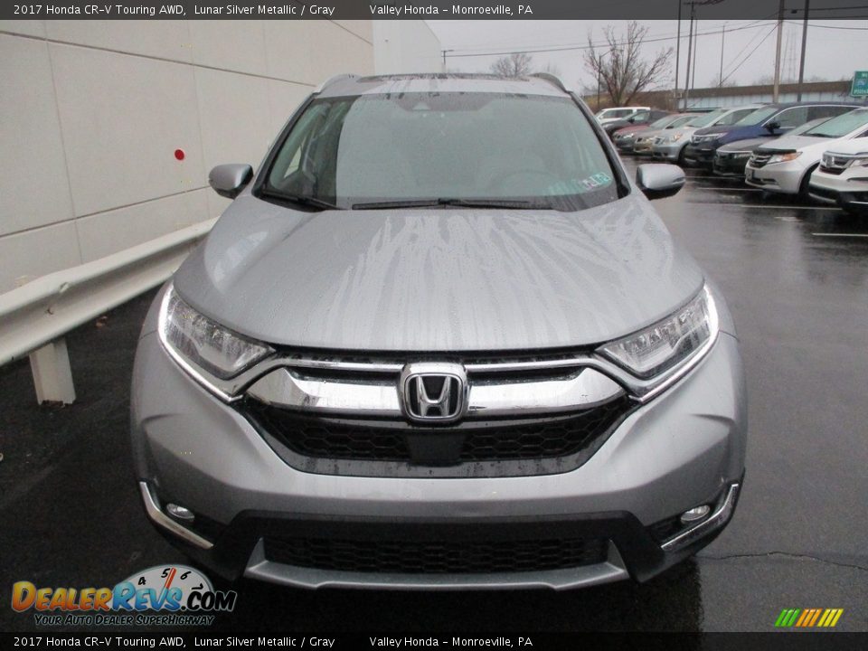 2017 Honda CR-V Touring AWD Lunar Silver Metallic / Gray Photo #9