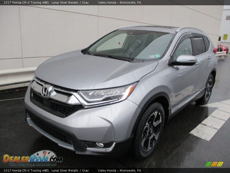 2017 Honda CR-V Touring AWD Lunar Silver Metallic / Gray Photo #10