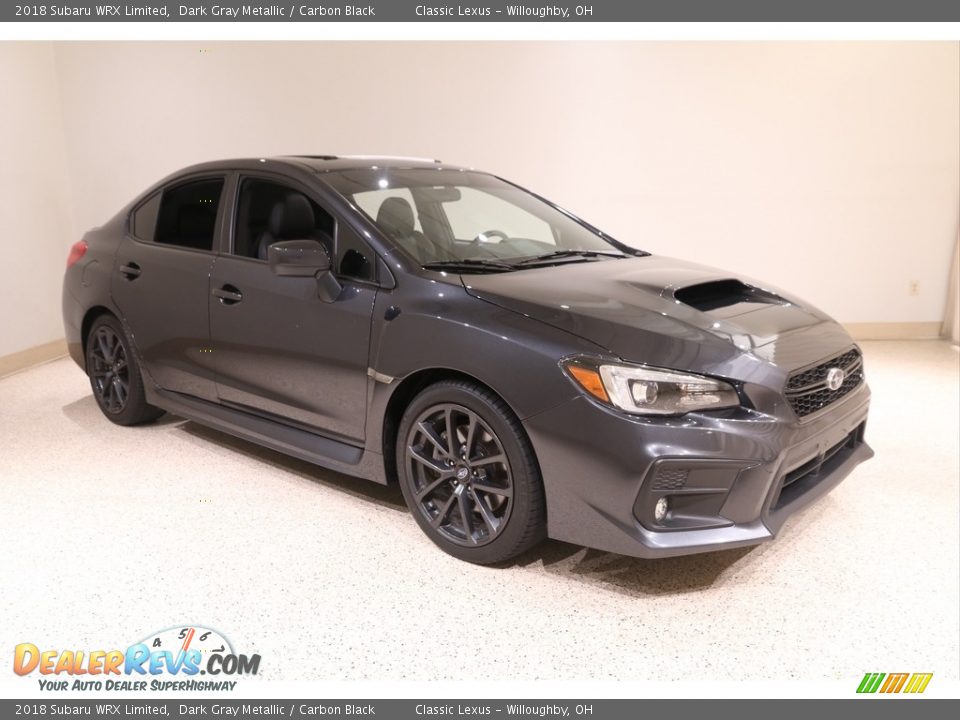 2018 Subaru WRX Limited Dark Gray Metallic / Carbon Black Photo #1