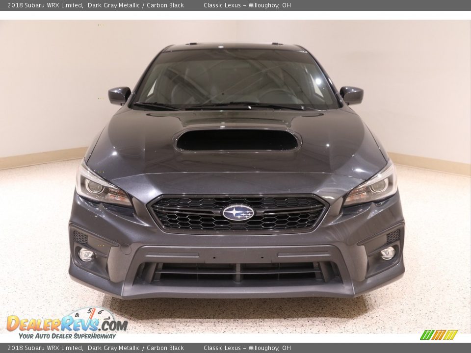 2018 Subaru WRX Limited Dark Gray Metallic / Carbon Black Photo #2