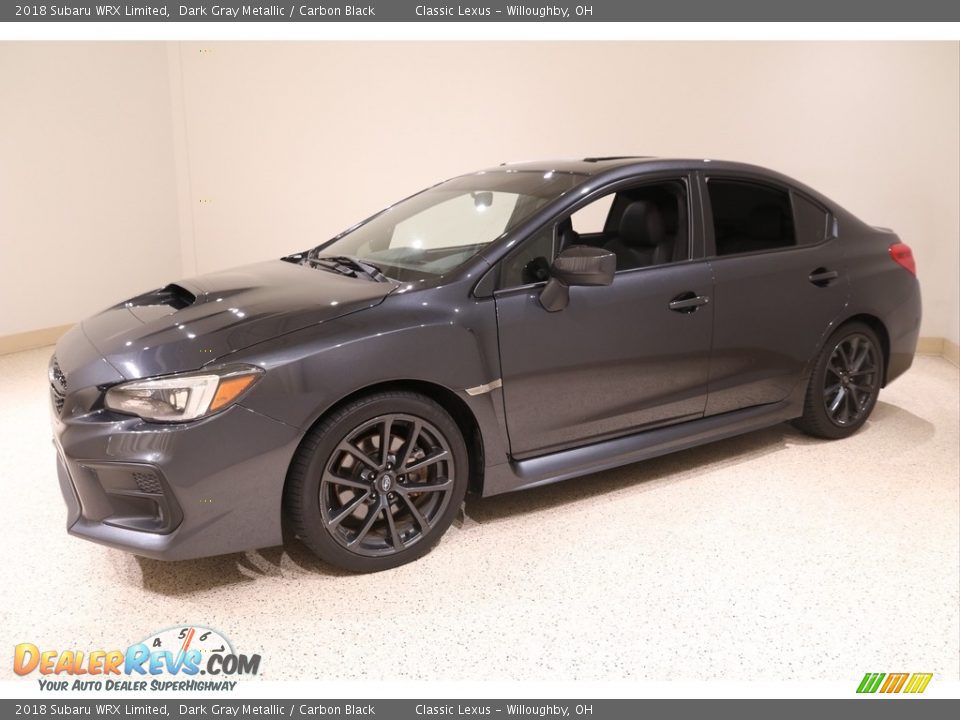 2018 Subaru WRX Limited Dark Gray Metallic / Carbon Black Photo #3