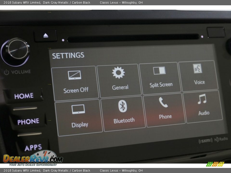 2018 Subaru WRX Limited Dark Gray Metallic / Carbon Black Photo #13