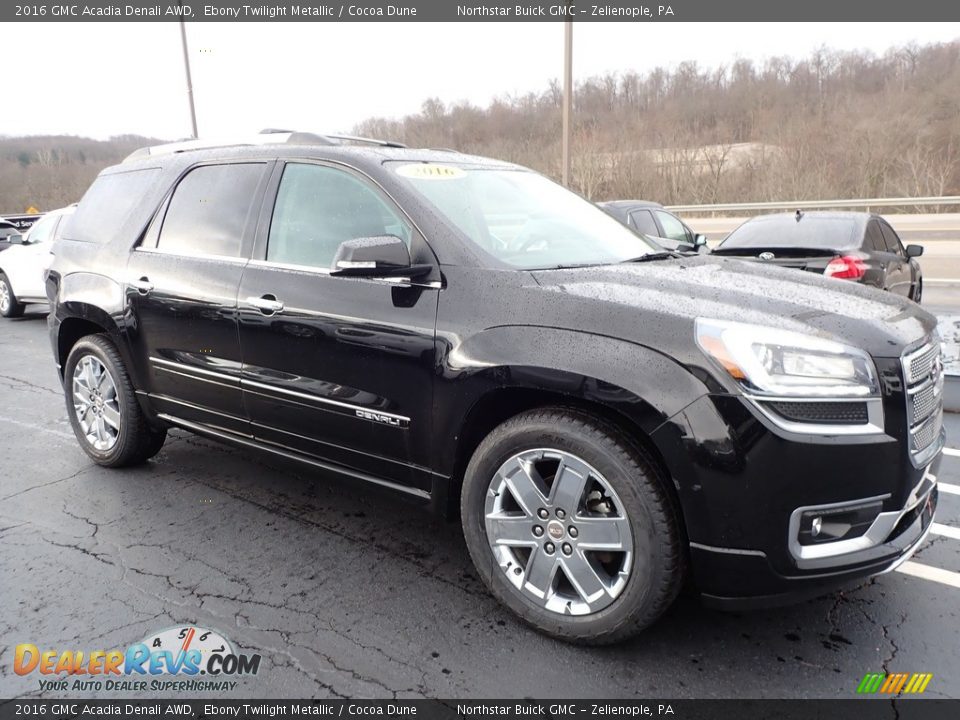 2016 GMC Acadia Denali AWD Ebony Twilight Metallic / Cocoa Dune Photo #4