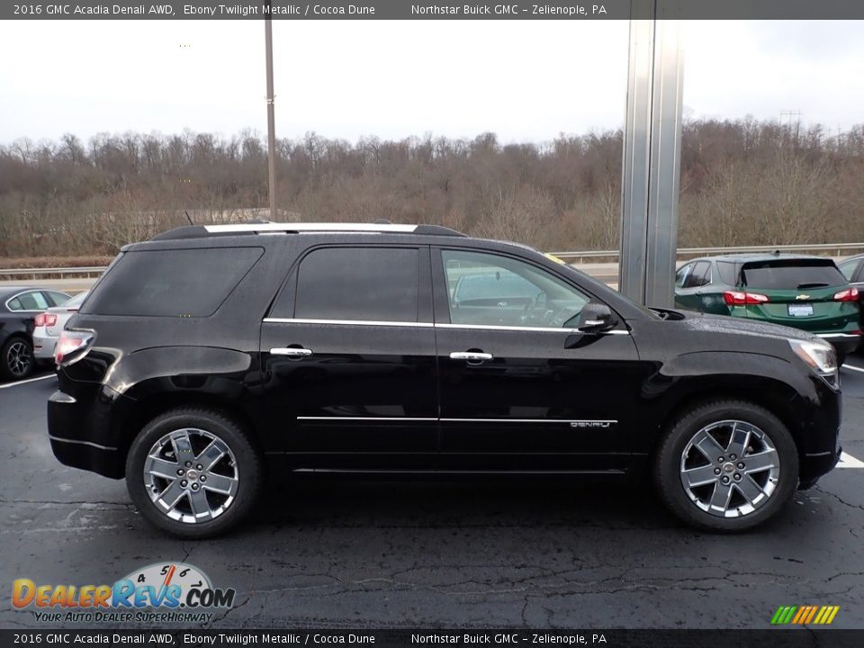 2016 GMC Acadia Denali AWD Ebony Twilight Metallic / Cocoa Dune Photo #5