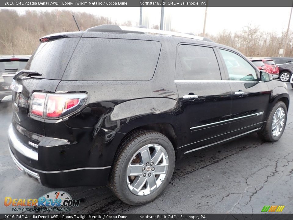 2016 GMC Acadia Denali AWD Ebony Twilight Metallic / Cocoa Dune Photo #8