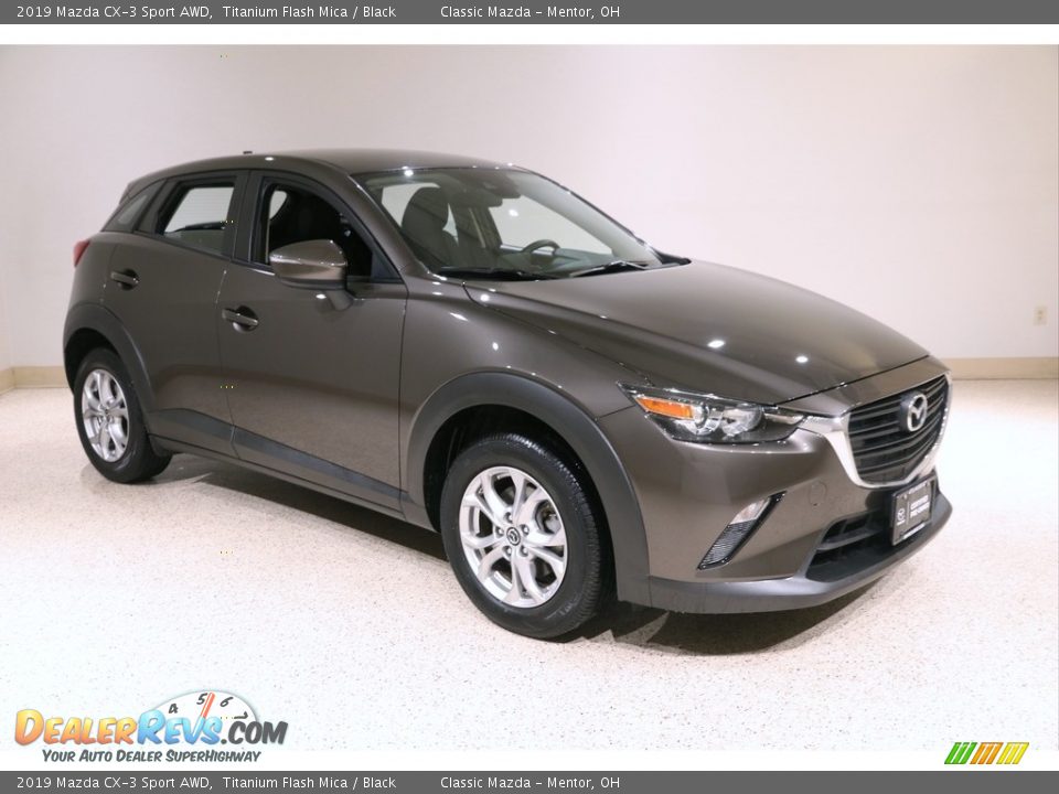 2019 Mazda CX-3 Sport AWD Titanium Flash Mica / Black Photo #1