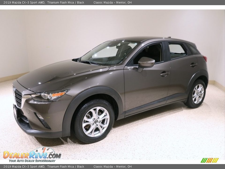 2019 Mazda CX-3 Sport AWD Titanium Flash Mica / Black Photo #3