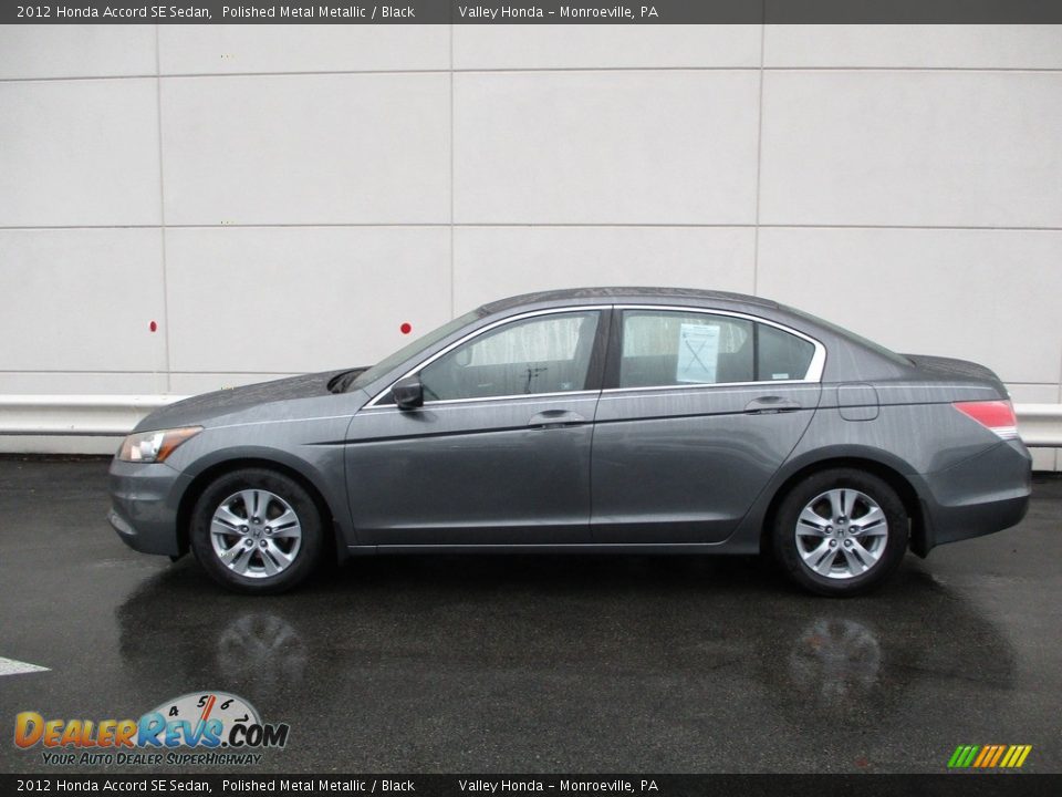 2012 Honda Accord SE Sedan Polished Metal Metallic / Black Photo #2