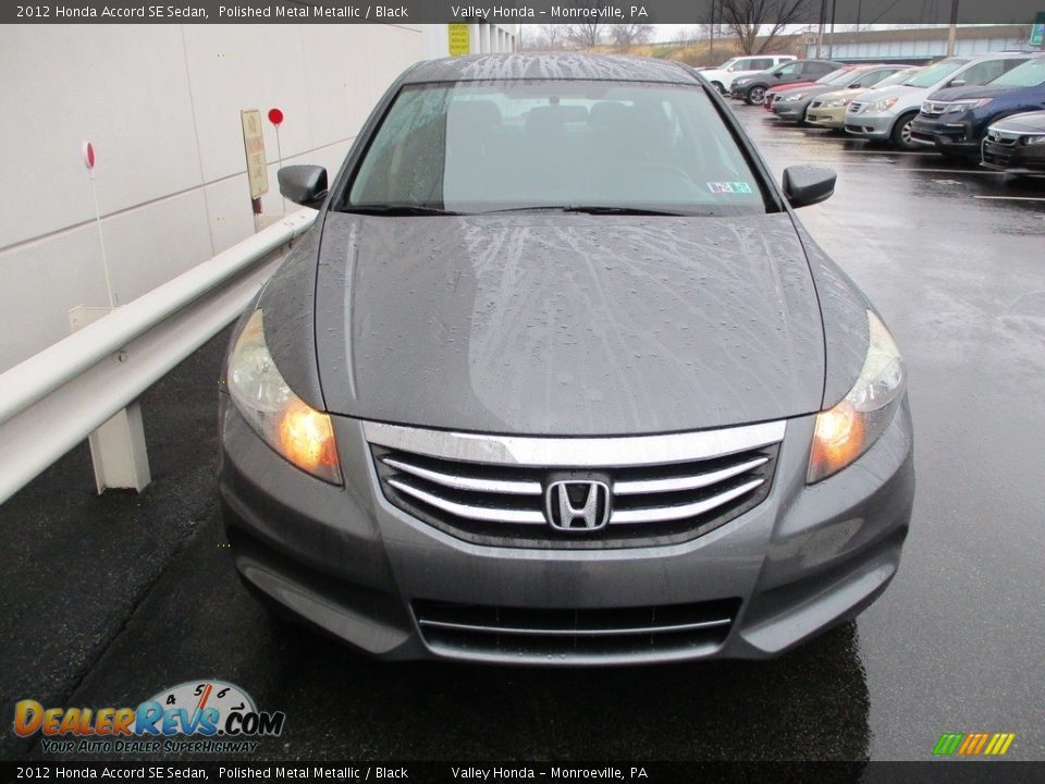 2012 Honda Accord SE Sedan Polished Metal Metallic / Black Photo #7