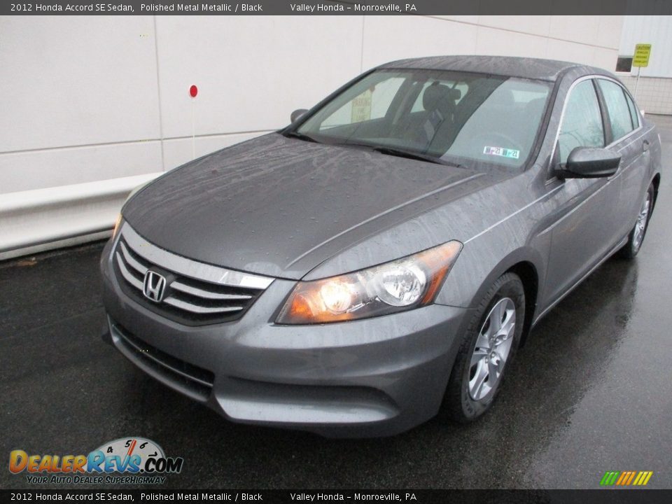 2012 Honda Accord SE Sedan Polished Metal Metallic / Black Photo #8