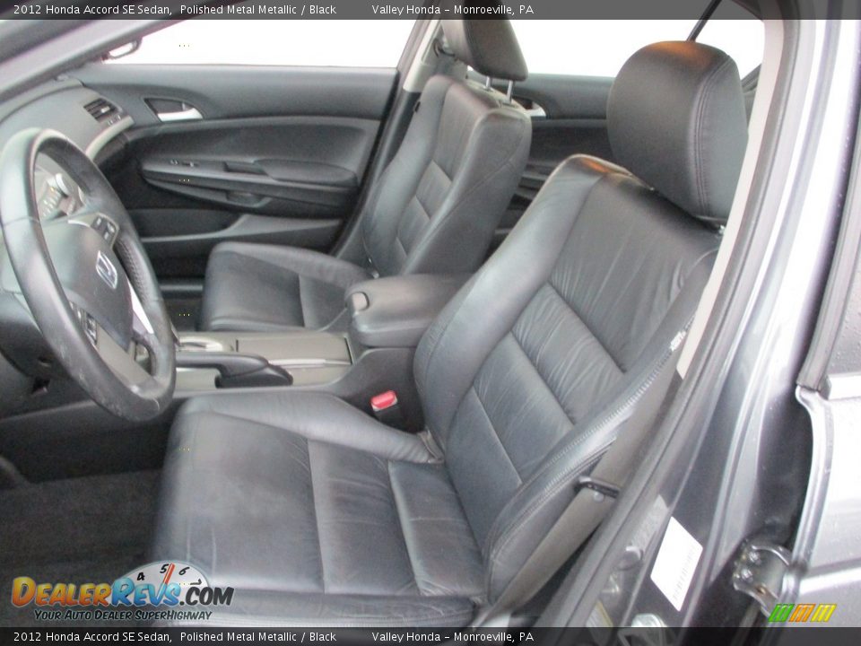 2012 Honda Accord SE Sedan Polished Metal Metallic / Black Photo #11