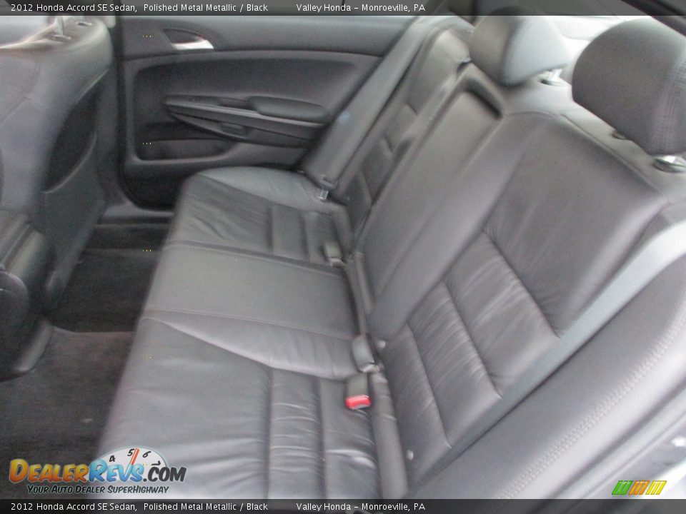 2012 Honda Accord SE Sedan Polished Metal Metallic / Black Photo #12