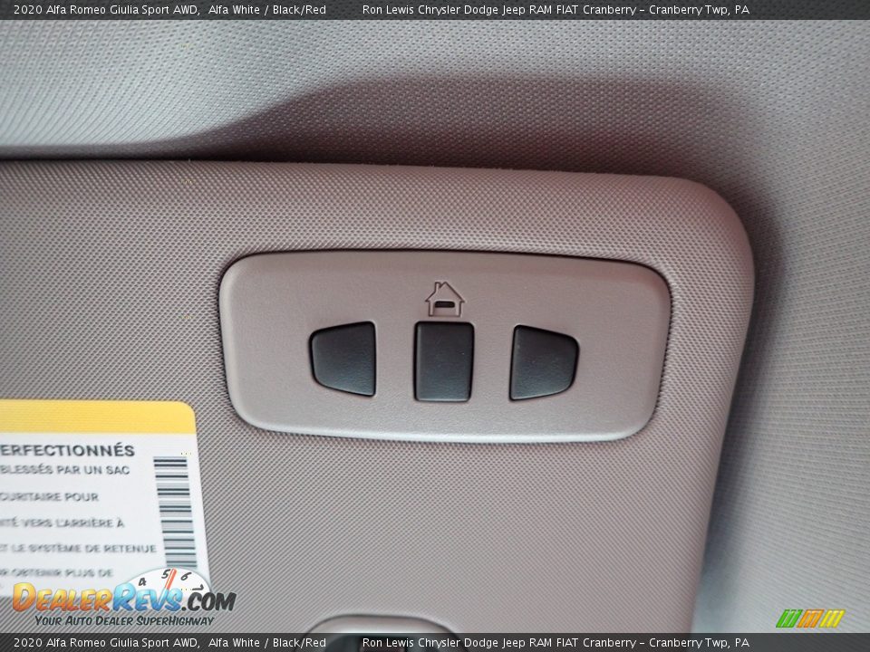 2020 Alfa Romeo Giulia Sport AWD Alfa White / Black/Red Photo #20