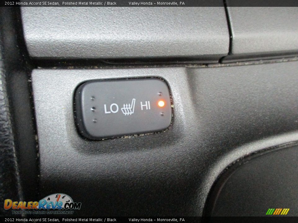 2012 Honda Accord SE Sedan Polished Metal Metallic / Black Photo #15