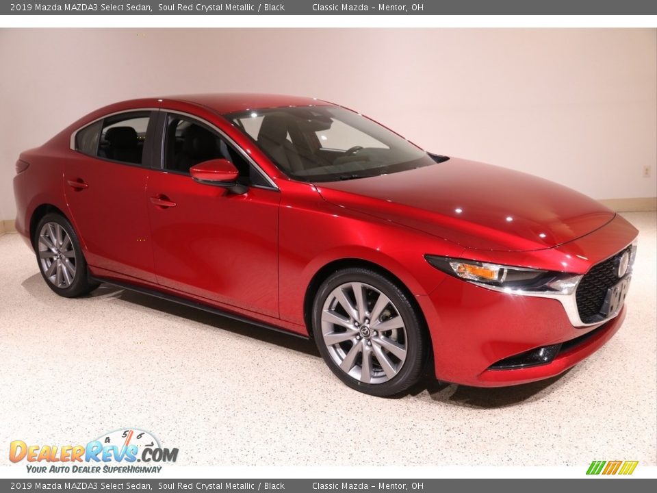 Front 3/4 View of 2019 Mazda MAZDA3 Select Sedan Photo #1