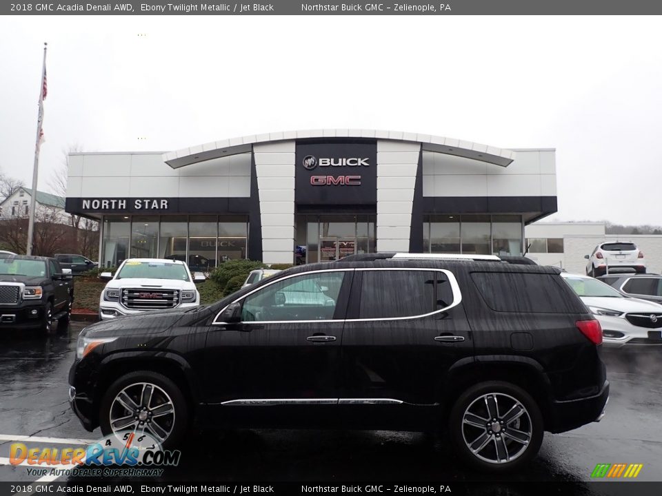 2018 GMC Acadia Denali AWD Ebony Twilight Metallic / Jet Black Photo #1