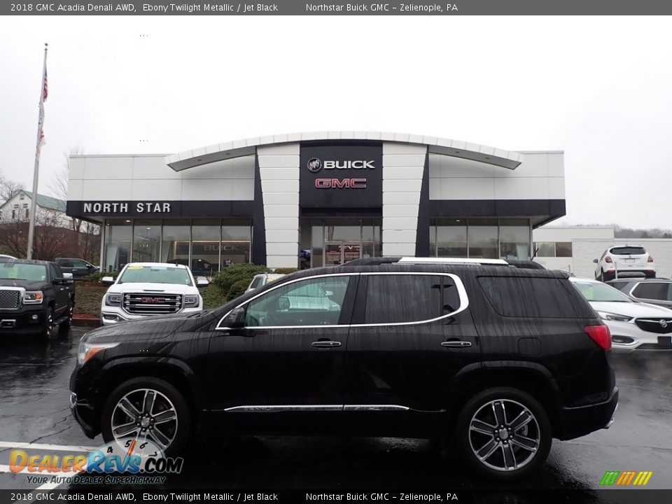 2018 GMC Acadia Denali AWD Ebony Twilight Metallic / Jet Black Photo #1