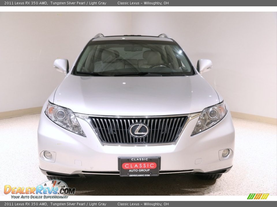 2011 Lexus RX 350 AWD Tungsten Silver Pearl / Light Gray Photo #2