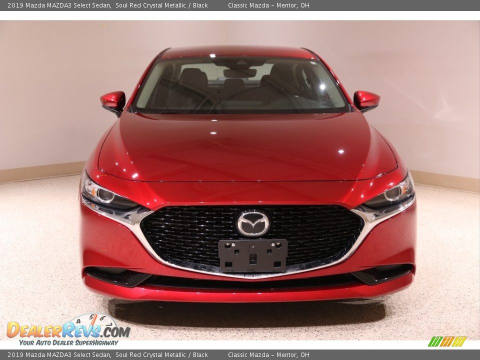 2019 Mazda MAZDA3 Select Sedan Soul Red Crystal Metallic / Black Photo #2