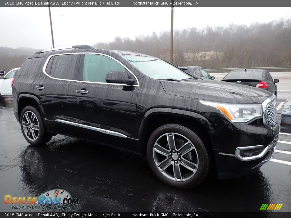 2018 GMC Acadia Denali AWD Ebony Twilight Metallic / Jet Black Photo #4