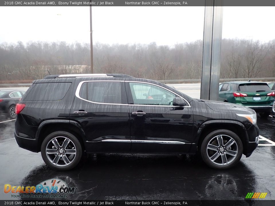 2018 GMC Acadia Denali AWD Ebony Twilight Metallic / Jet Black Photo #5