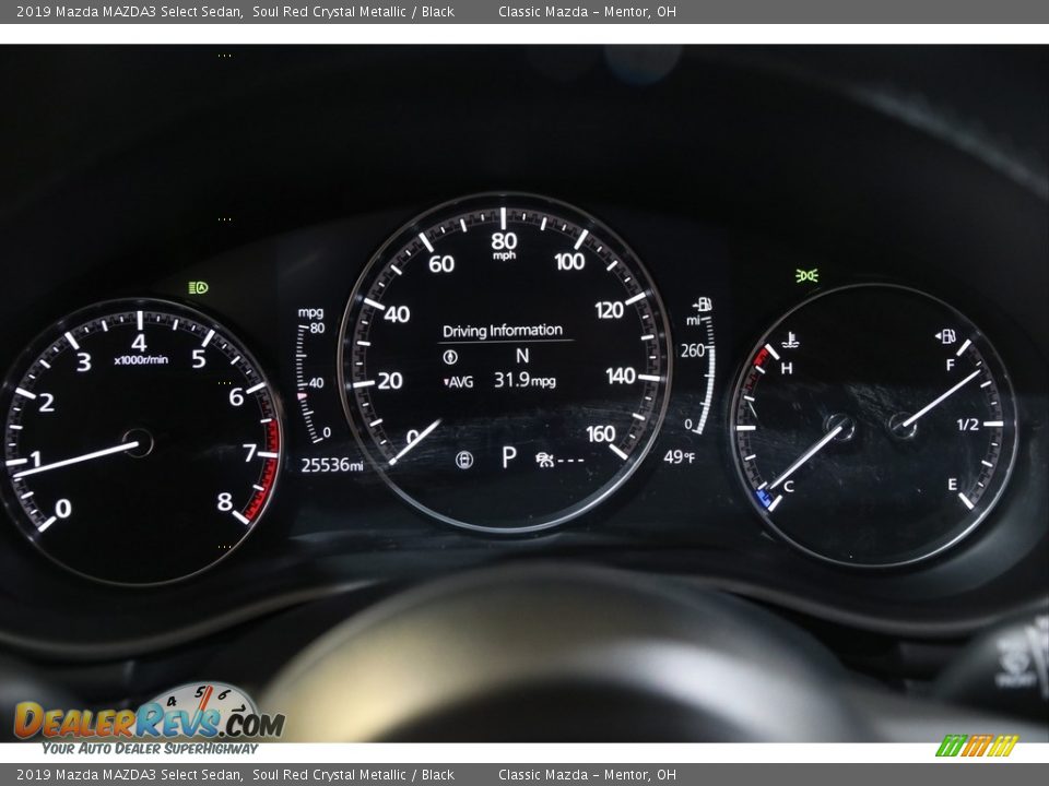 2019 Mazda MAZDA3 Select Sedan Gauges Photo #8