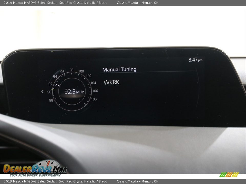 2019 Mazda MAZDA3 Select Sedan Soul Red Crystal Metallic / Black Photo #10