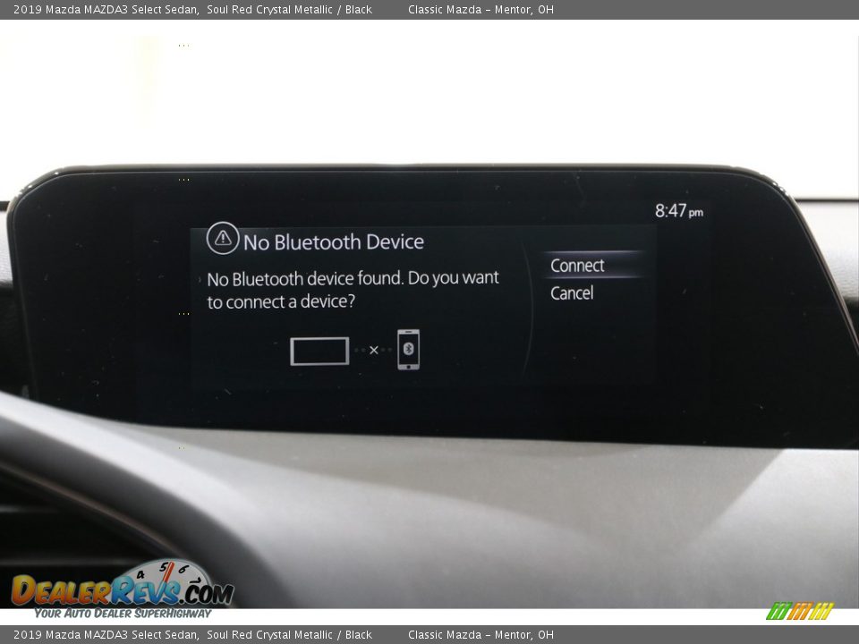 2019 Mazda MAZDA3 Select Sedan Soul Red Crystal Metallic / Black Photo #11