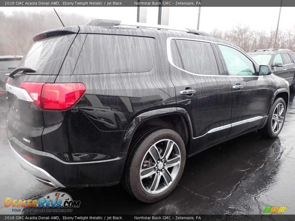 2018 GMC Acadia Denali AWD Ebony Twilight Metallic / Jet Black Photo #8